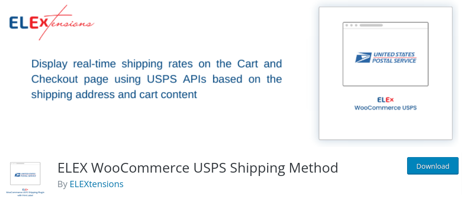 ELEX WooCommerce USPS Shipping Method