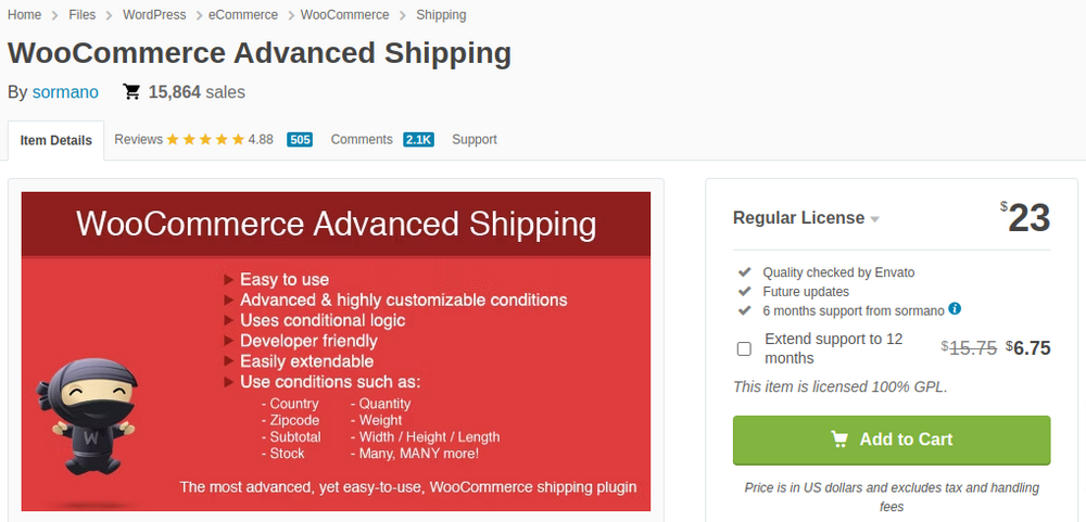 WooCommerce Advanced Shipping