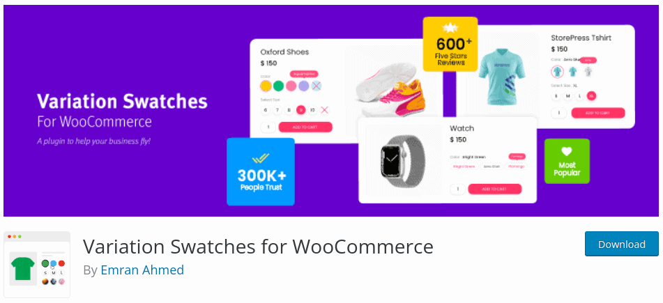 Variation Swatches for WooCommerce