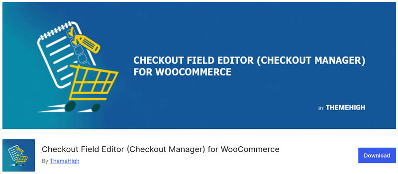 Checkout Field Editor Checkout Manager for WooCommerce