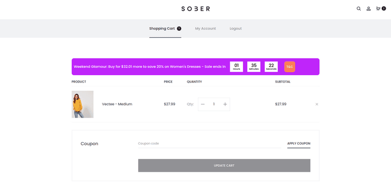 Dynamic Cart Messages Pro for WooCommerce