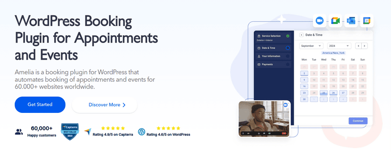 WordPress Booking Plugin for Appointments and Events - Amelia