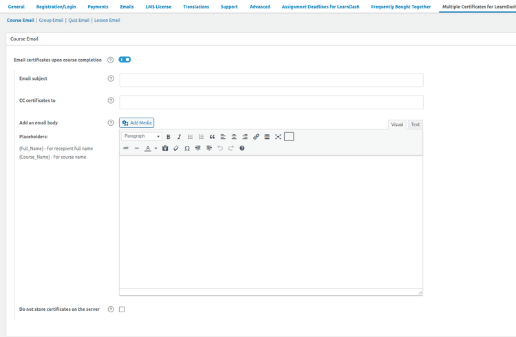 Empty Email