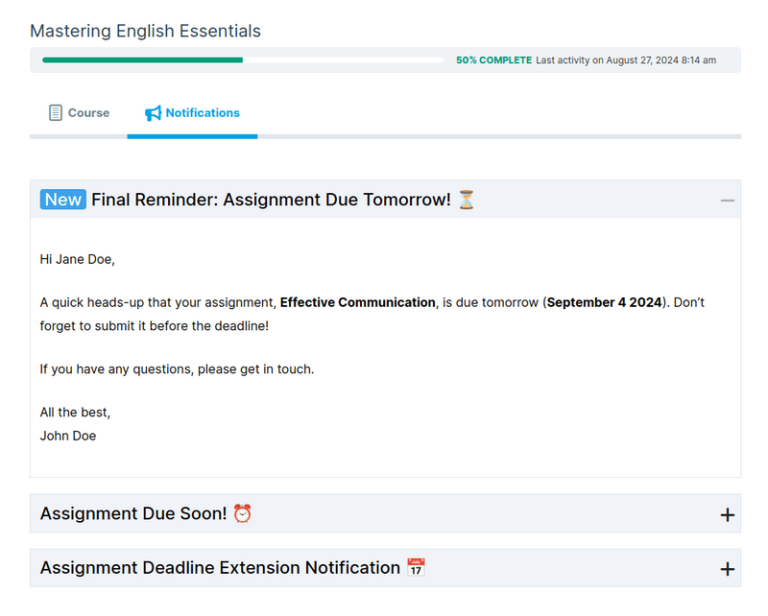 Email-front-end