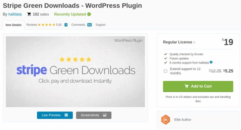 Stripe-Green-Downloads
