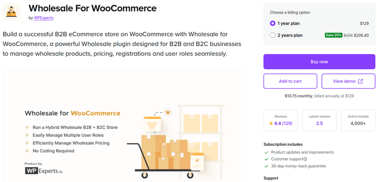 Wholesale For WooCommerce