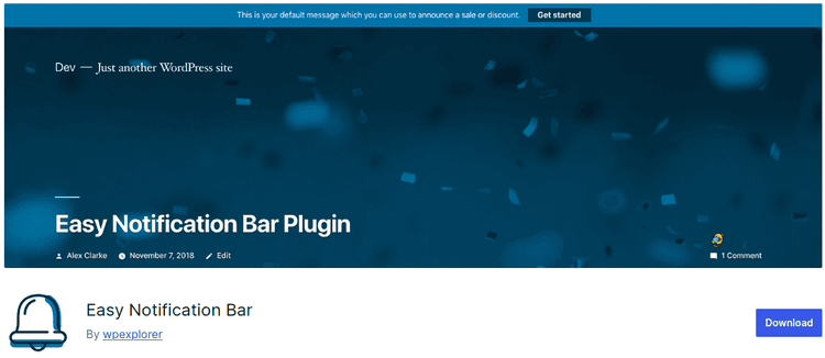 Easy Notification Bar