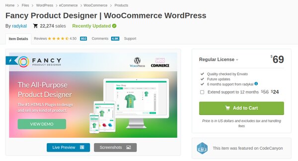 Fancy Product Designer