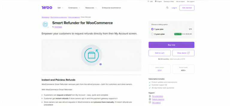 Smart Refunder for Woocommerce