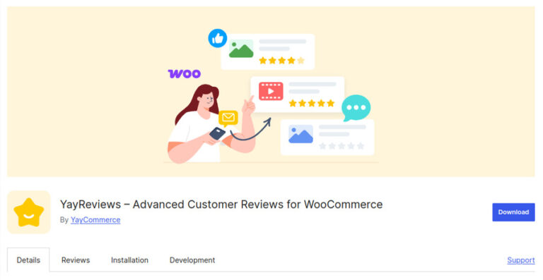 2 Yay Customer Reviews for WooCommerce