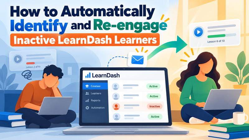 How to Automatically Identify and Re-engage Inactive LearnDash Learners