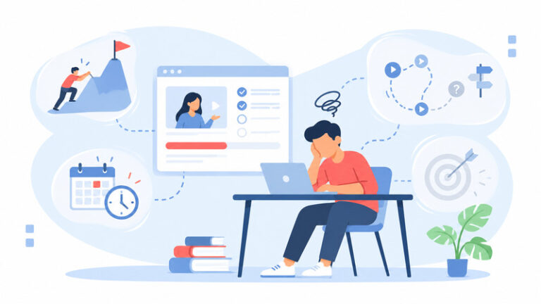 Why Learners Stop Halfway Through